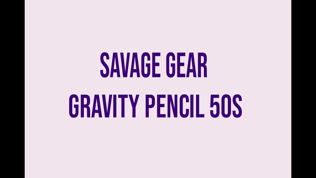 Видеообзор Savage Gear Gravity Pencil 50S по заказу Fmagazin