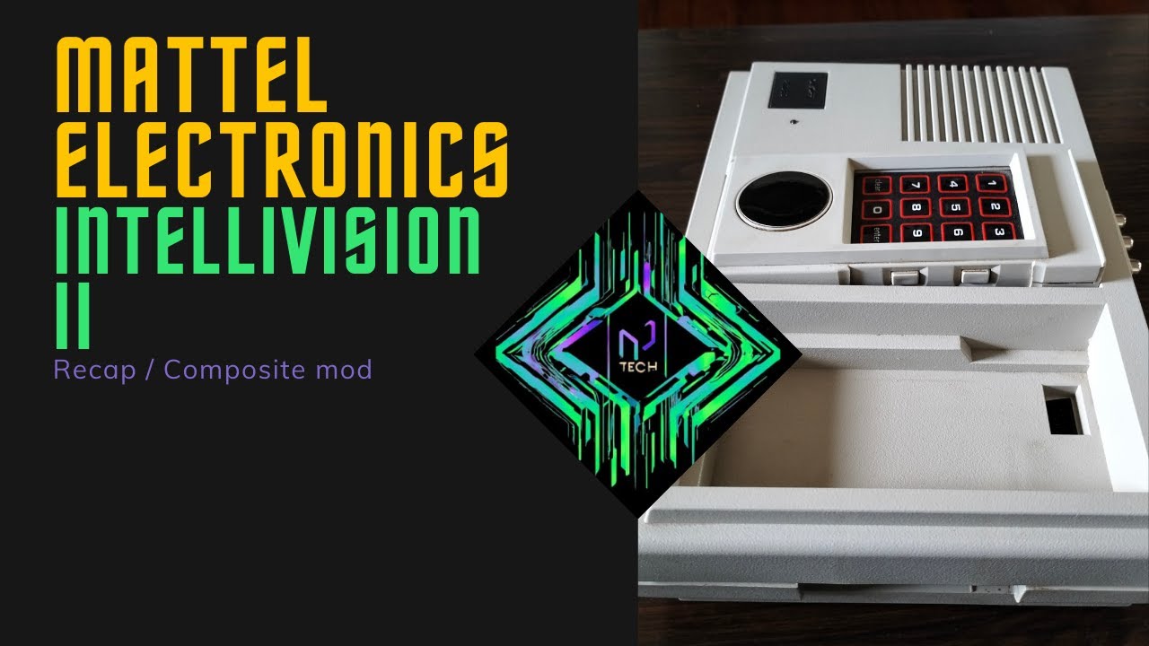 Mattel Intellivision II Composite mod and Recap