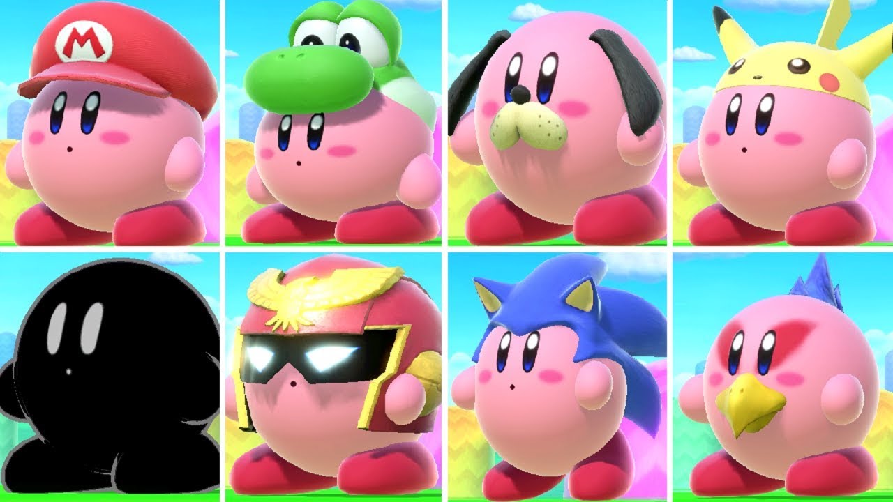 All Kirby Transformations in Super Smash Bros. Ultimate