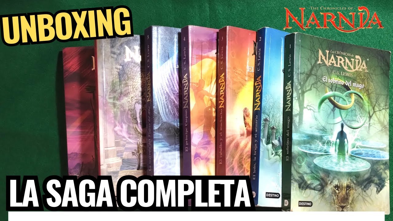 🦁✨LAS CRONICAS DE NARNIA - UNBOXING SAGA COMPLETA /🦁✨📖📕 