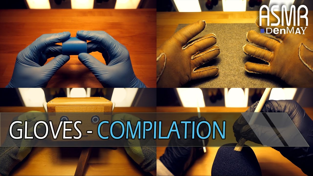 ASMR • Gloves Compilation • Many Triggers & Tingles (NO TALKING)