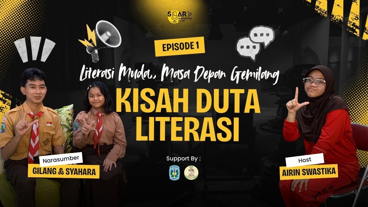 KISAH DUTA LITERASI [EPISODE PERDANA] #soar #spenamsaonair
