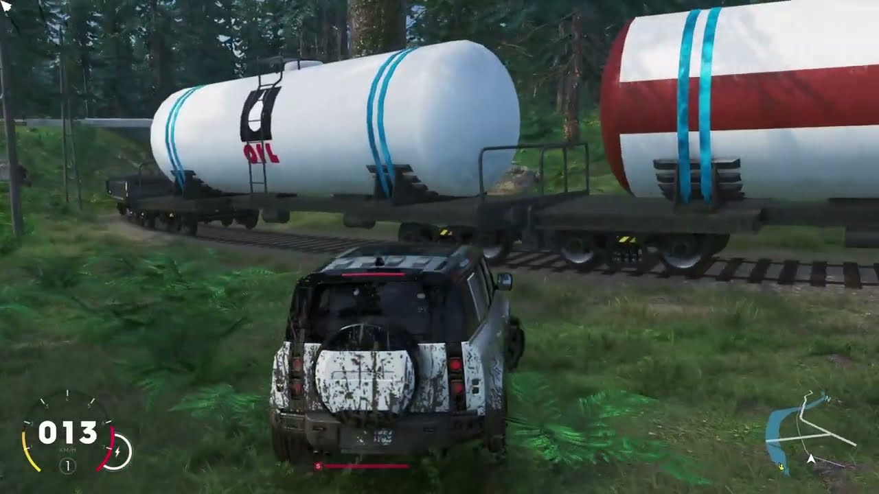 Defender Rail run !