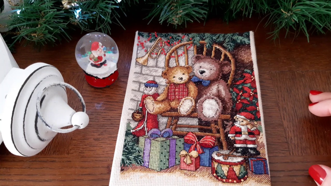 Dimensions CHRISTMAS TEDDIES финиш и подробности