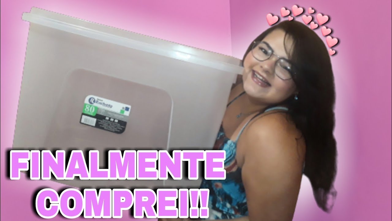 FINALMENTE COMPREI A CAIXA ORGANIZADORA PARA A HAMSTER 🐹