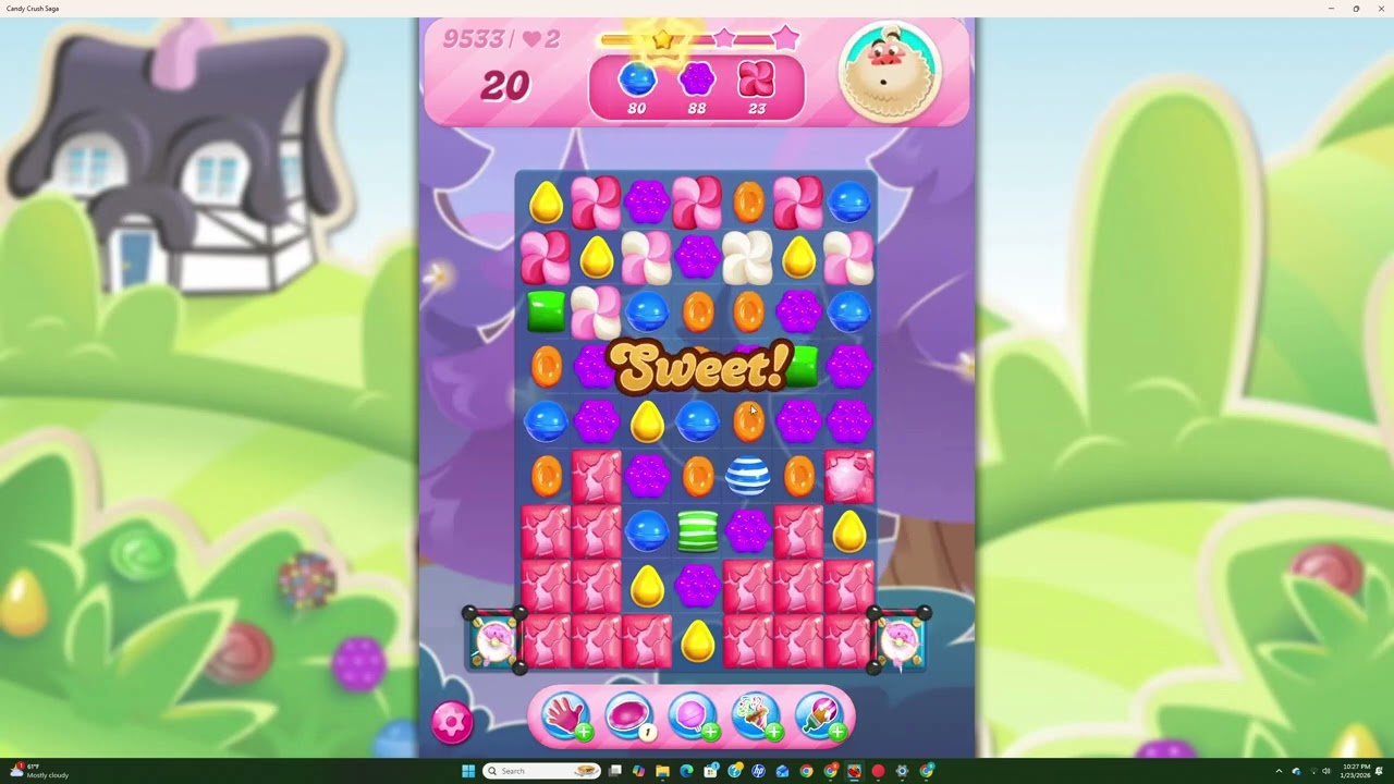 Level 9533 Candy Crush Saga! No Boosters!