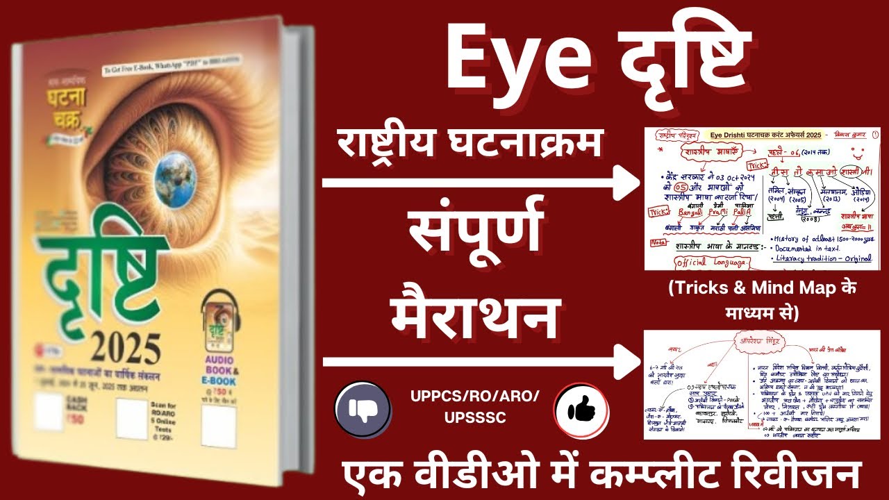 Eye Drishti Current Affairs 2025 | Ghatna Chakra |संपूर्ण राष्ट्रीय परिदृश्य | मैराथन |MostImportant