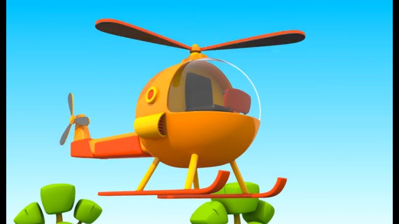 Leo und ein Hubschrauber! Animation f&uuml;r Kinder