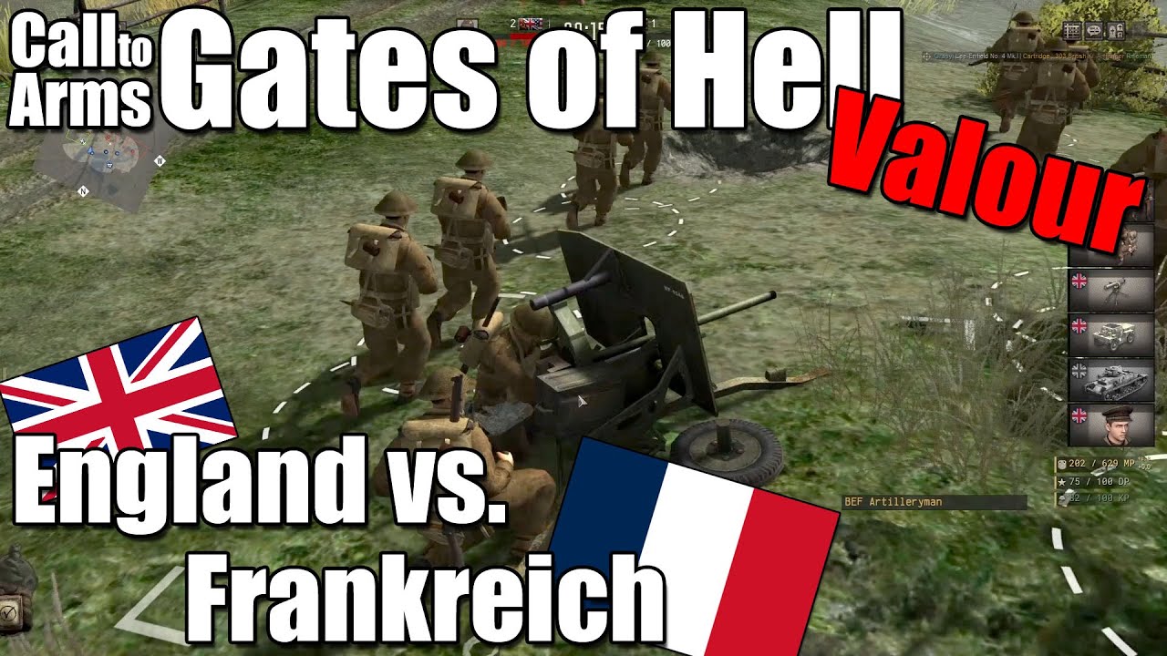 England vs. Frankreich, Gates of Hell Valour Mod