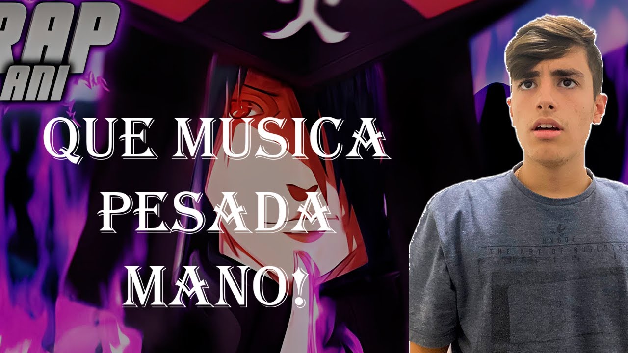 REAGINDO Rap do Sasuke  | Hokage das Sombras | AniRap (@Prod Hunter) / REACT / Vincio