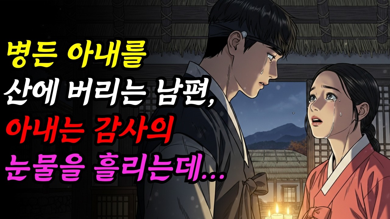 병든 아내를 산에 버리는 남편, 그러나 아내는 감사의 눈물을 흘리는데... | 야담 | 며느리 | 시어머니ㅣ친정엄마 | 감동 사연 | 오디오북