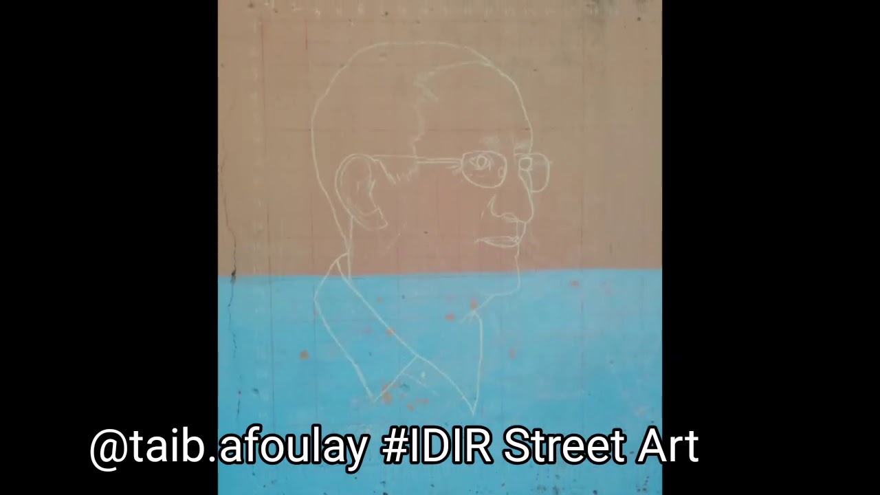 Hommage à Idir Street Art Agadir Morocco