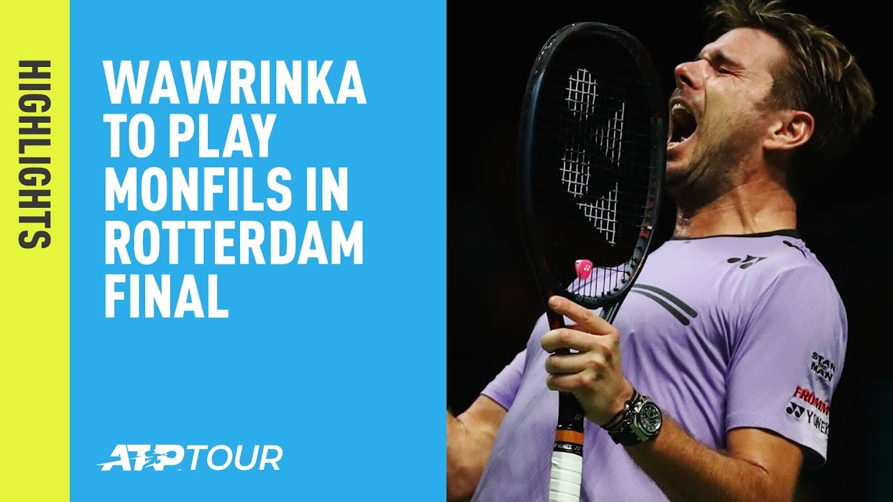 Highlights: Wawrinka, Monfils Book Final Clash In Rotterdam 2019