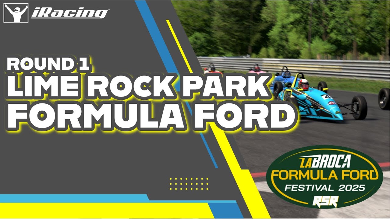 iRacing - La Broca Formula Ford Festival 2025 - Round 1 - Lime Rock Park