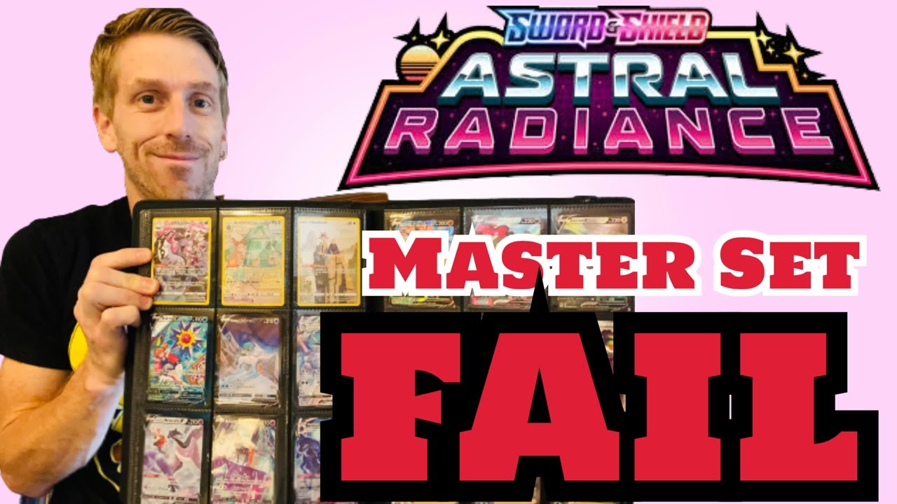 THIS IS IMPOSSIBLE | My Epic Fail Chasing a Pokemon Astral Radiance Master Set!!! 50 Booster Boxes!