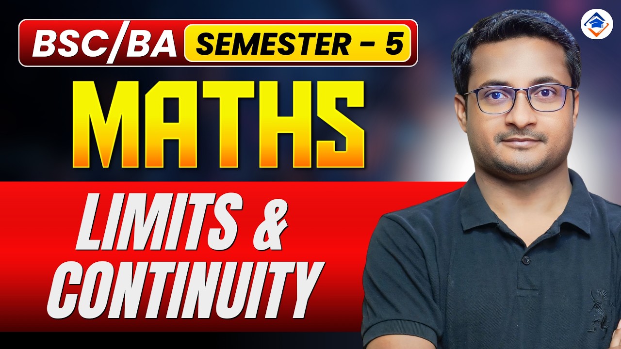 Limit and Continuity - Multivariate Calculus | BSc BA Math Semester 5 | By Thakur Sir