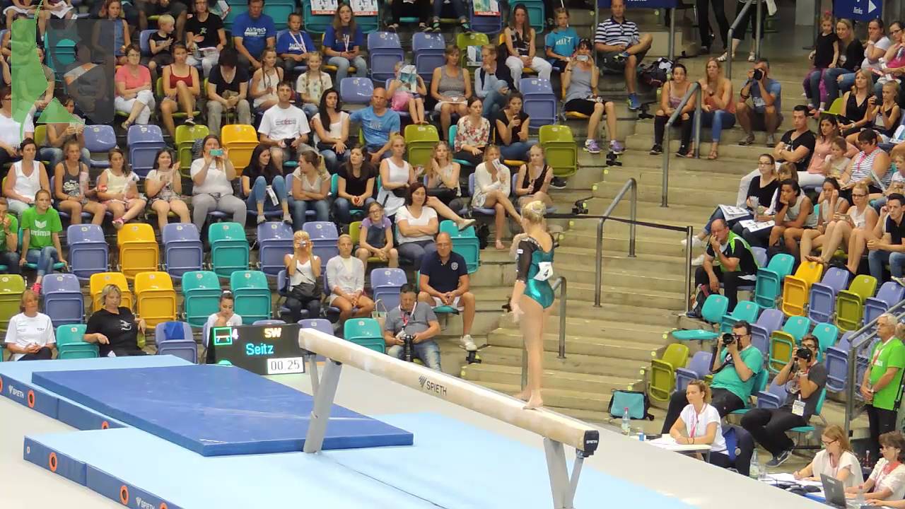 Elisabeth Seitz - Balken - 2. Olympia Qualifikation 2016