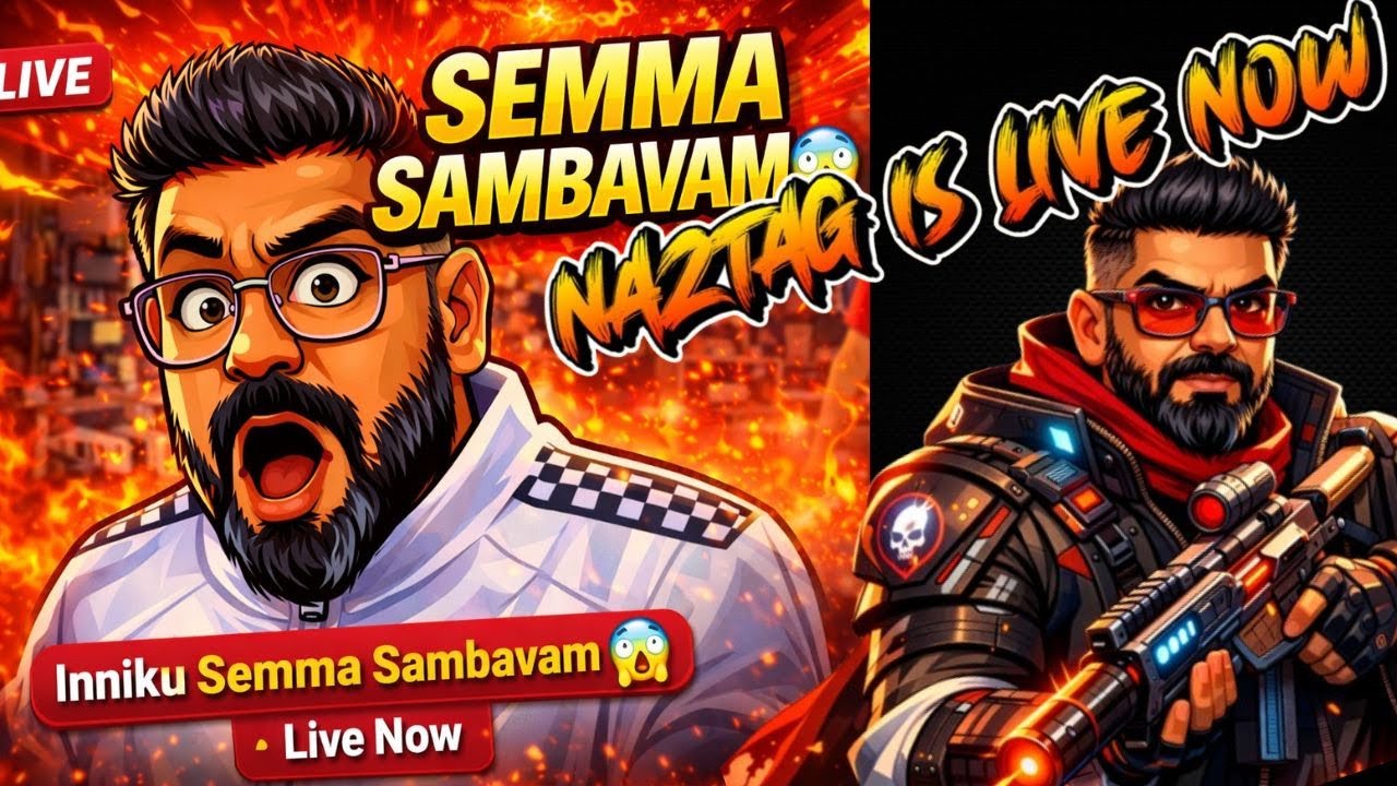 Inniku Semma Sambavam 😱🎮 | Live Now | Naztag Gaming Live