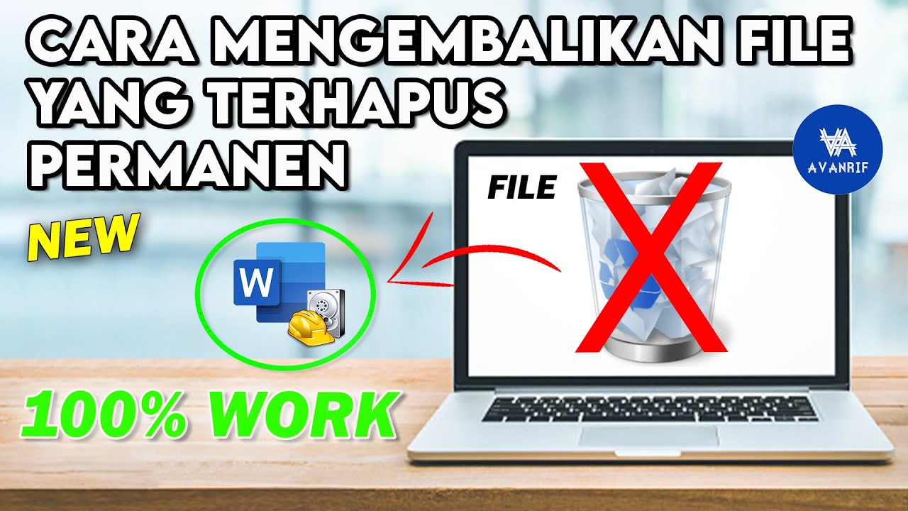 Cara Mengembalikan File yang Terhapus Permanen di Laptop / Komputer - WORK 100% How to Recovery File