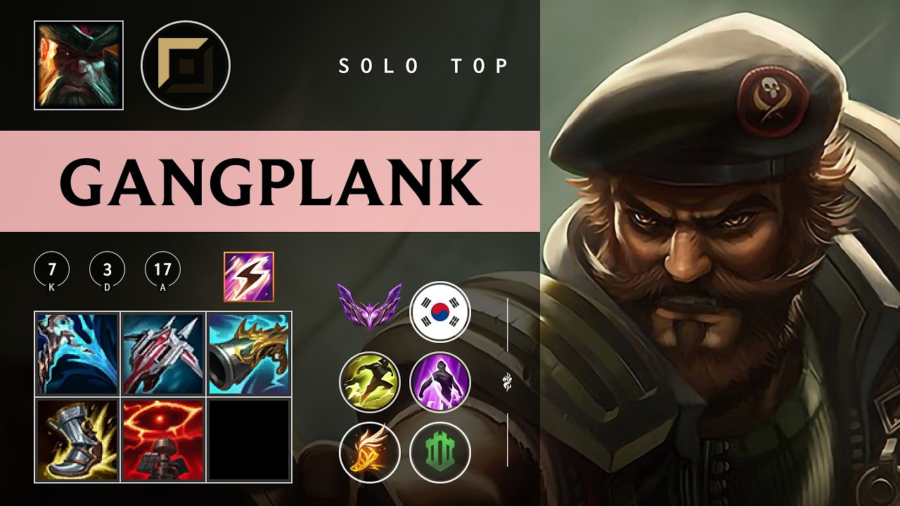 Gangplank Top vs Sion - KR Master Patch 26.03