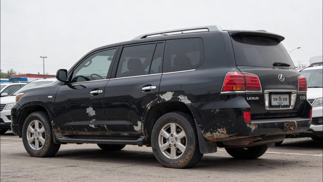 Думали, что спасти его уже не удастся, но Lexus 570 потрясающе отреставрирован.