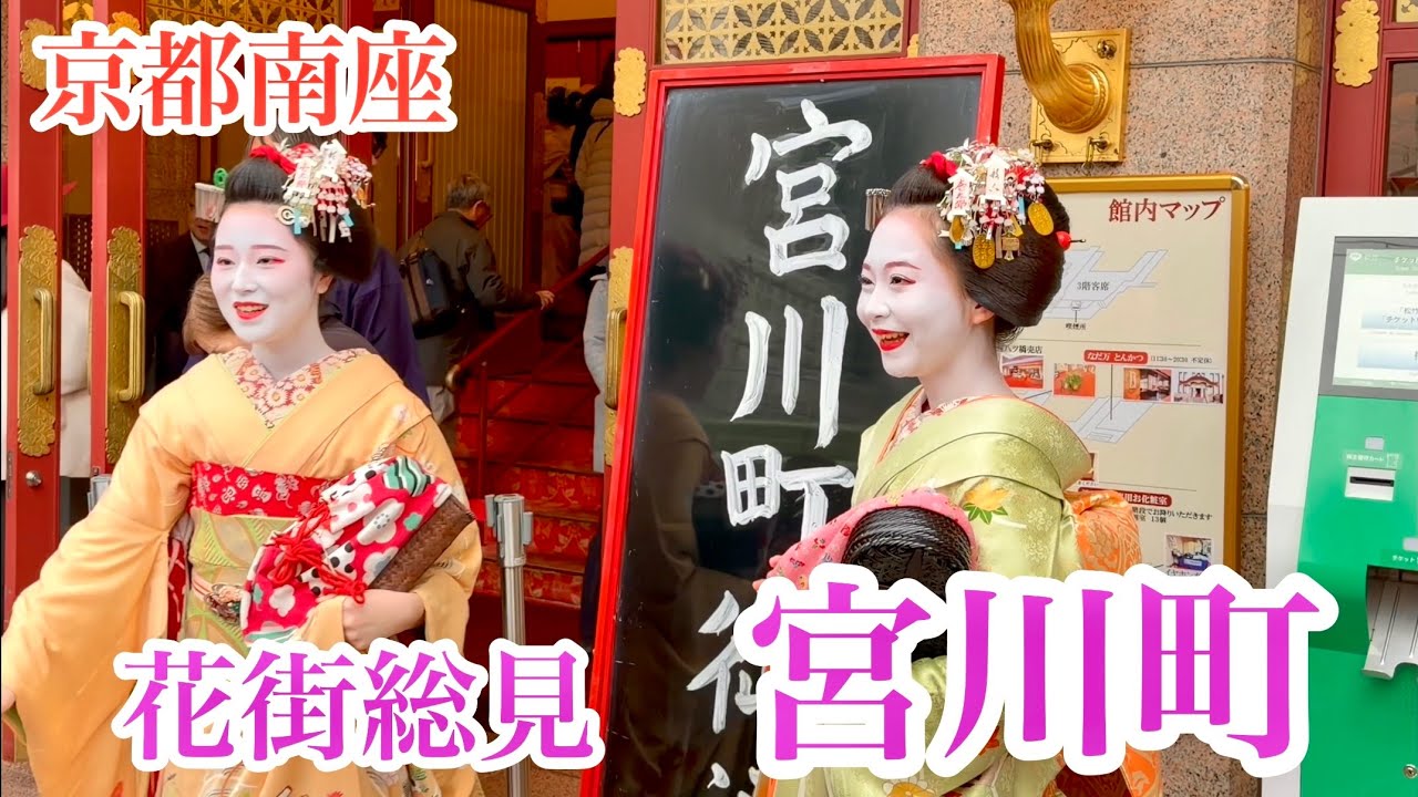 2025年12月8日 【花街総見】京都南座に集まる宮川町の芸舞妓さんたち Geisha and maiko in Miyagawacho 【吉例顔見世興行】