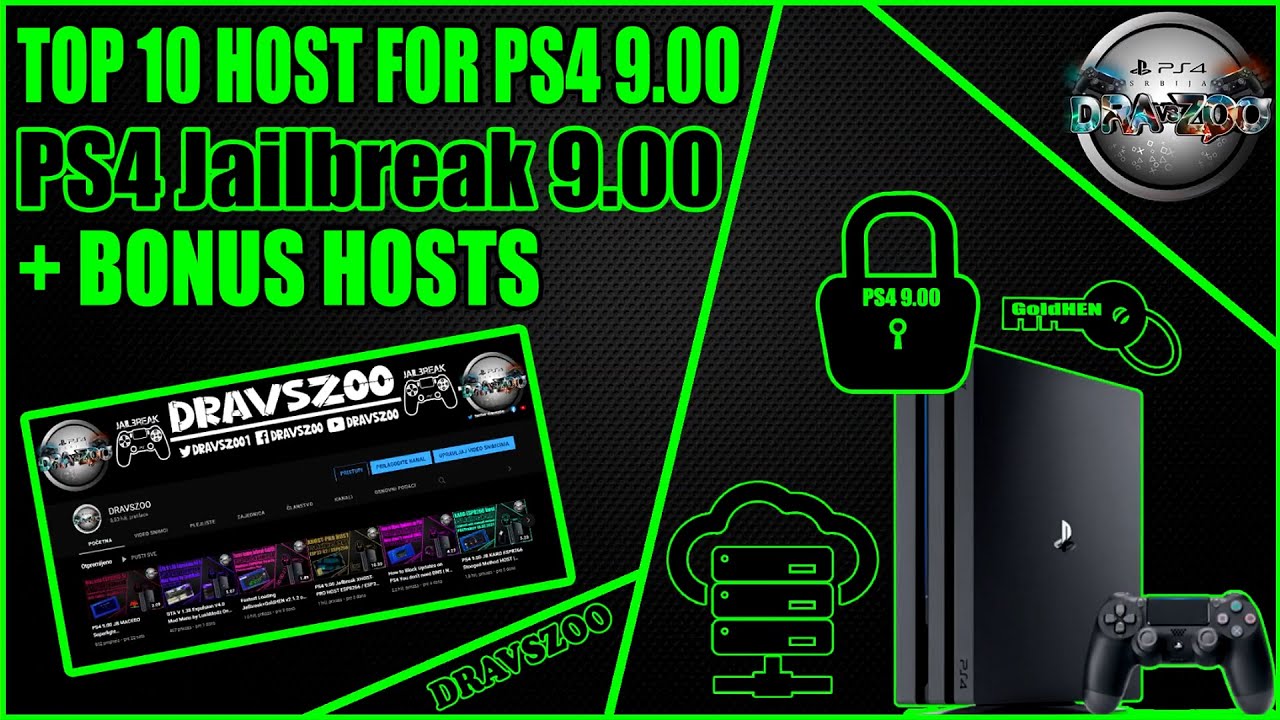 TOP 10 HOST FOR PS4 9.00 Jailbreak + BONUS HOSTS