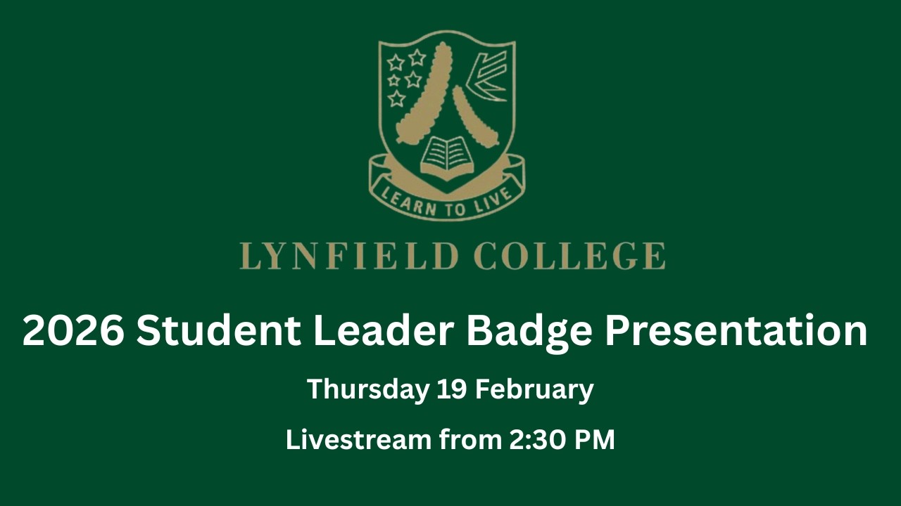 Lynfield College - Badges Assembly