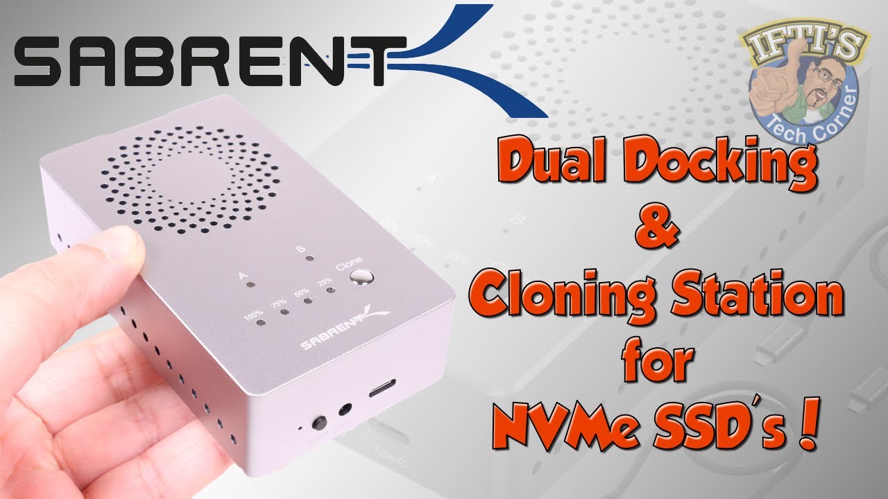 Sabrent Tool-Free USB-C Dual NVMe SSD Docking & Cloning Station! - REVIEW