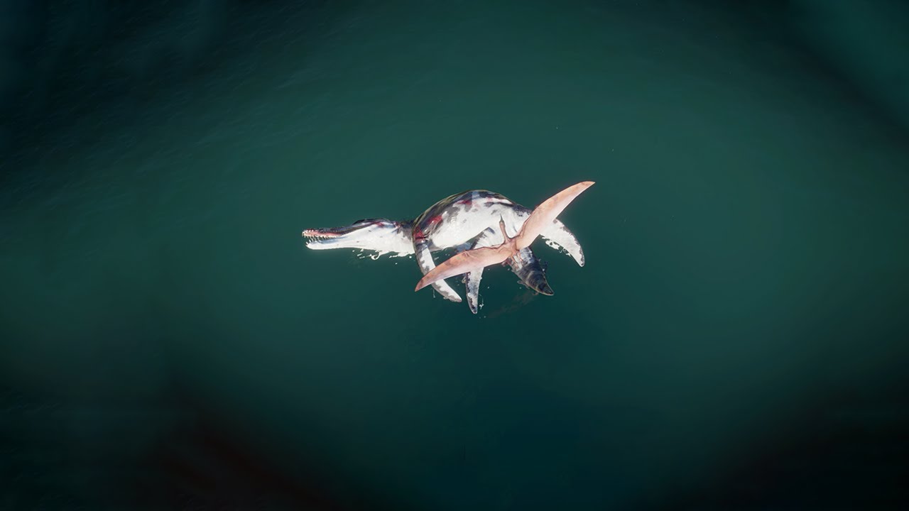 PTERANODON EATS DEAD KRONOSAURUS!!