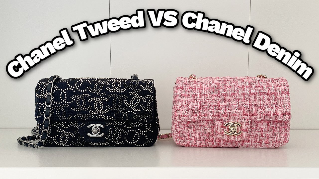 Chanel Tweed VS Chanel Denim Bags 🤔 || Pros and Cons, Wear and Tear