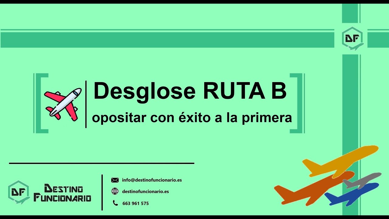 Desglose RUTA B curso integral C1 Seguridad Social. Opositar con éxito a la primera.