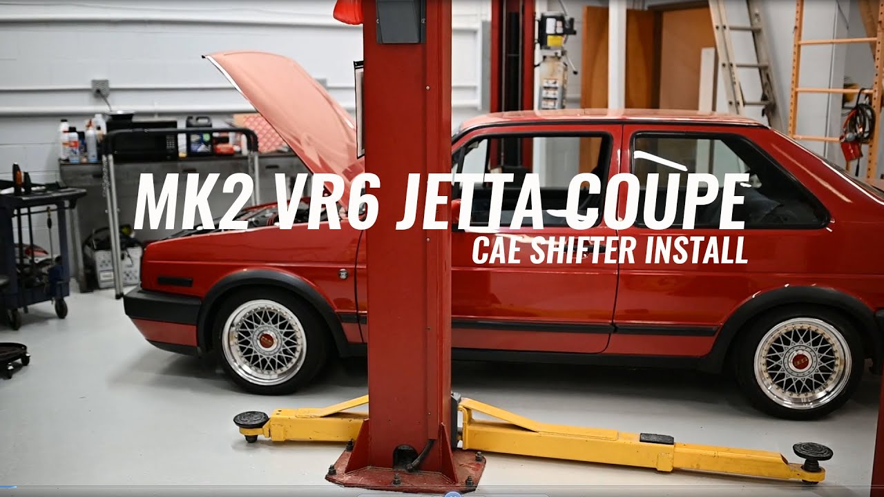 VW MK2 Jetta Coupe VR6 - CAE Short Shifter Install