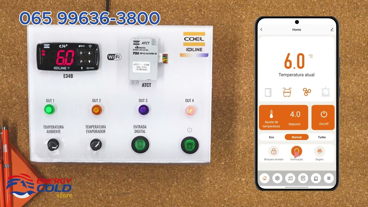 COEL E34B WIFI  - Ajustes