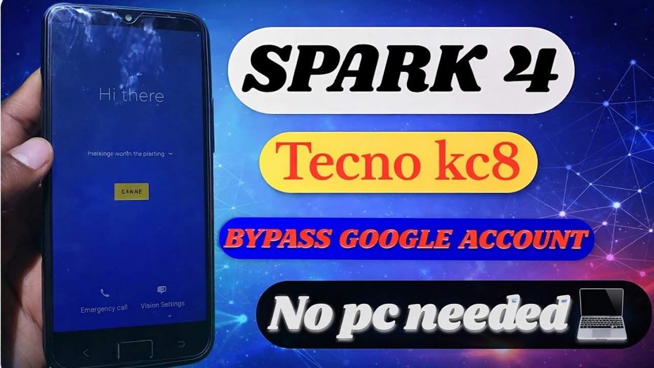 2026 Updated Tecno Spark 4 Google FRP Bypass Without PC – Step by Step