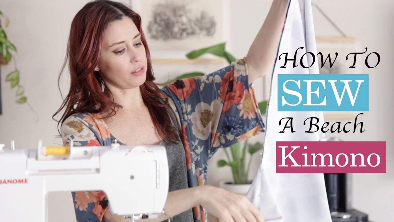 How to sew: beach kimono