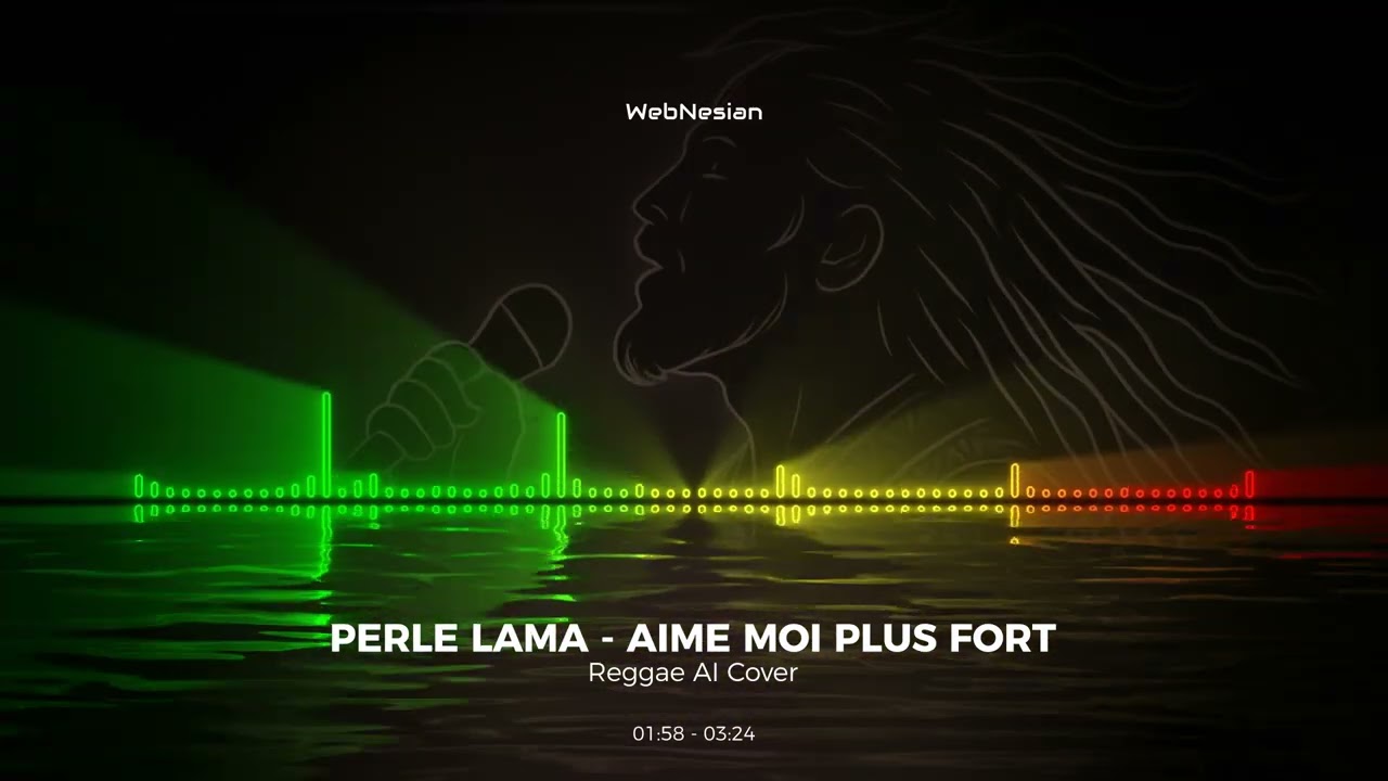 🌴 Aime-moi plus fort – Reggae AI Cover (Perle Lama) 🎶