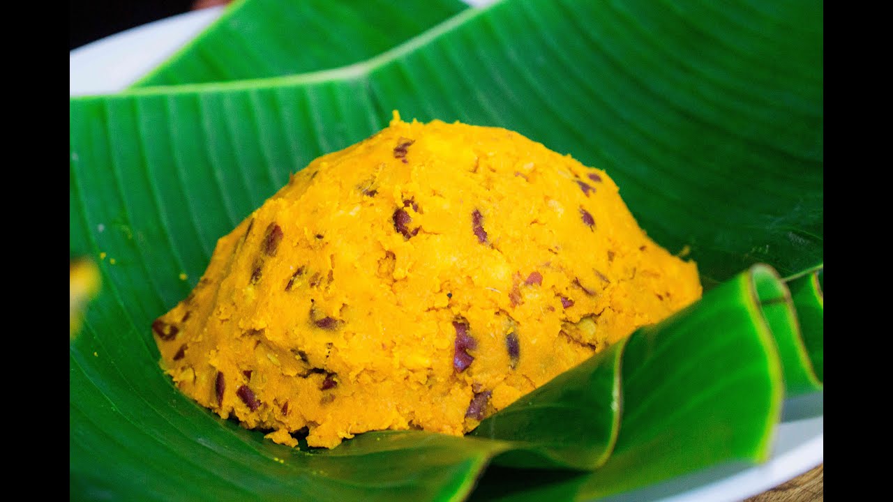 Plantain pilé aux haricots rouges (Recette Camerounaise)