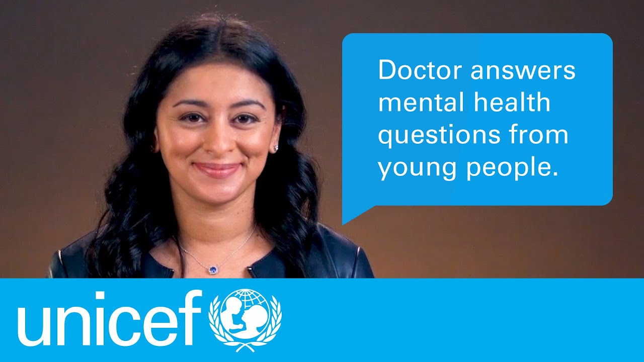 Doctor answers mental health questions from young people I UNICEF