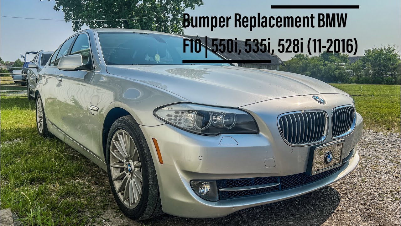 Замена бампера BMW F10 | 550i, 535i, 528i (11-2016)
