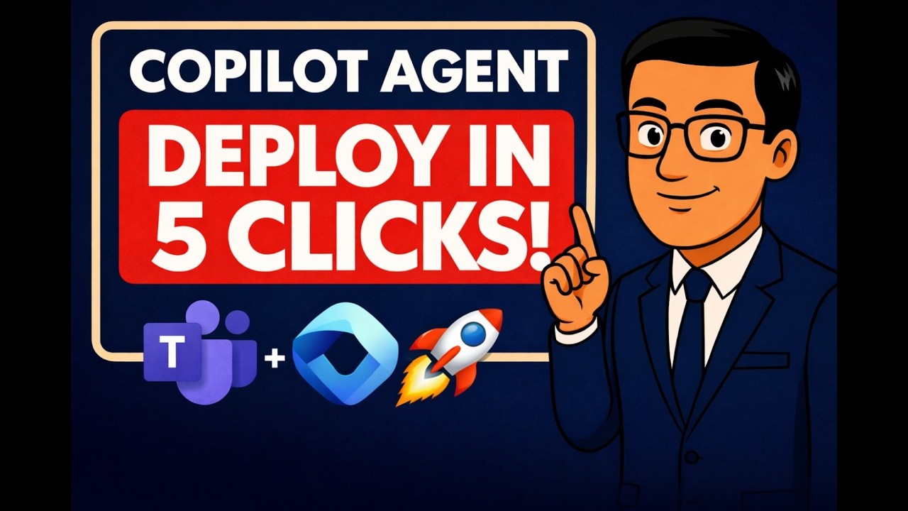 Разверните агент Copilot Studio в Teams и M365 Copilot (метод в 5 кликов).