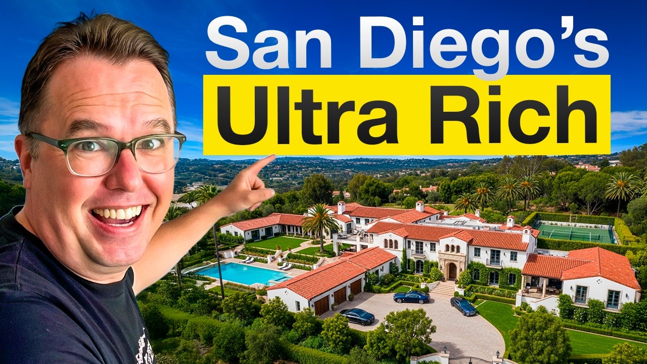 Где живут самые богатые люди Сан-Диего (Ранчо Санта-Фе)