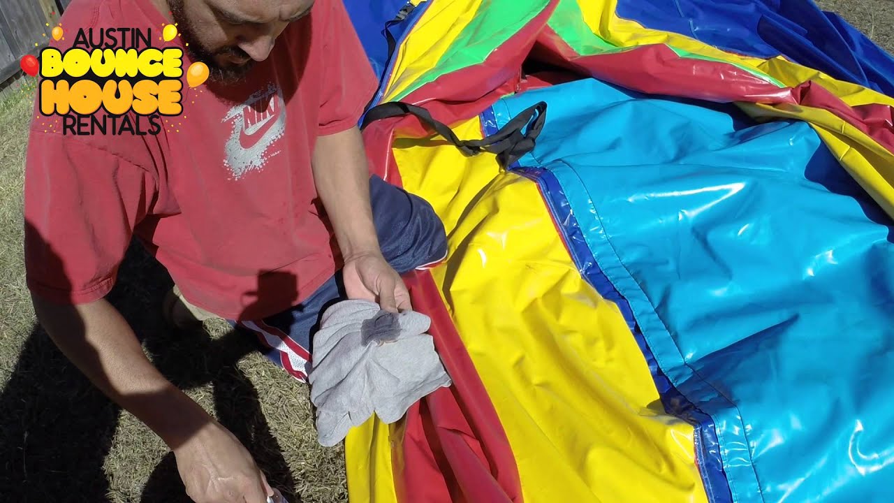 How to Remove Face Paint from a Bounce House | Remove Paint from Vinyl