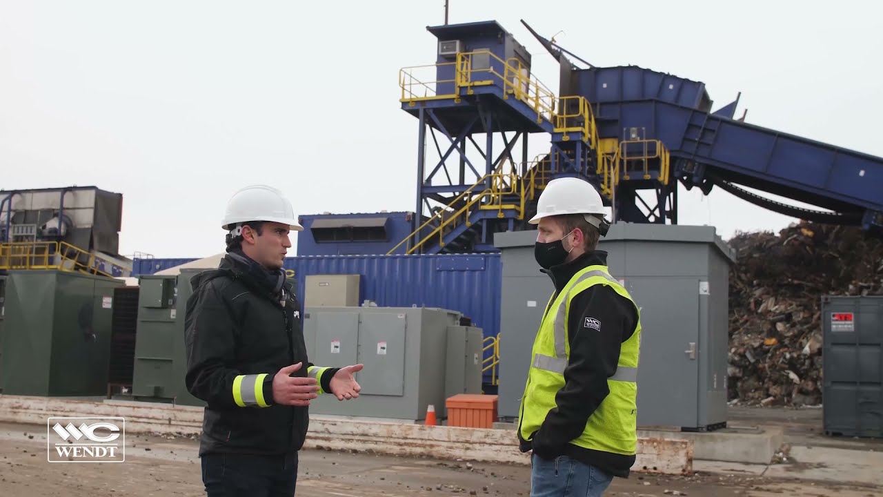 WENDT M6090 Shredder Plant Walkthrough with DMS Metals