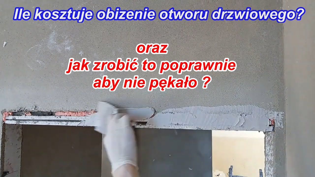 ile kosztuje obniżenie otworu drzwiowego