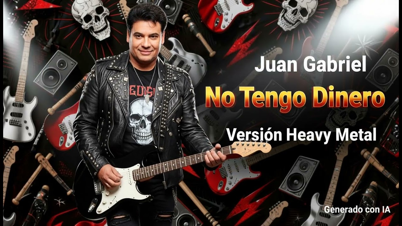 Juan Gabriel – No Tengo Dinero | Cover IA Heavy Metal 70s potente y rebelde