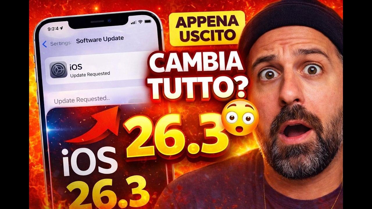 🚨 iOS 26.3 È UFFICIALE! Tutte le Novità e Cosa Cambia Subito su iPhone 📱🔥