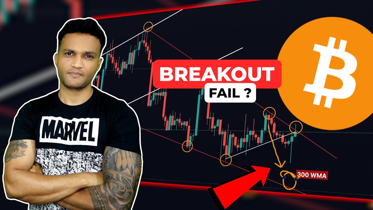 BITCOIN FALLING WEDGE || BREAKOUT FAIL ?