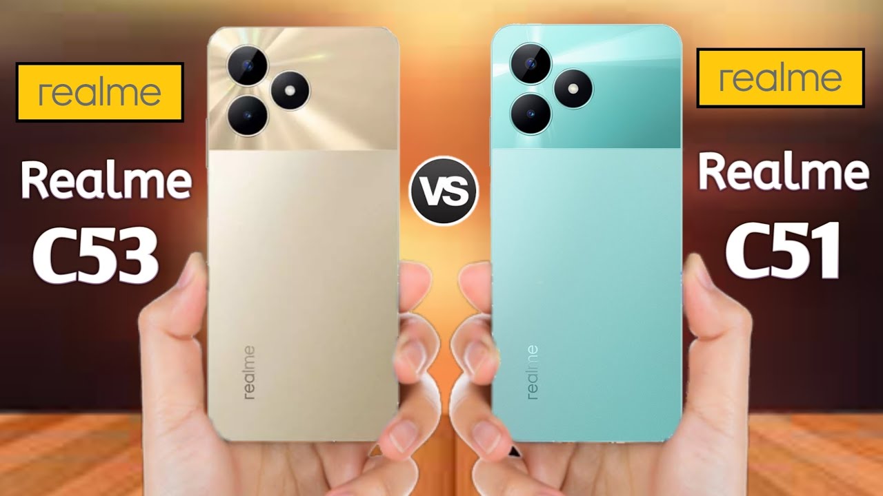 Realme C53 vs Realme C51 @Thedstech