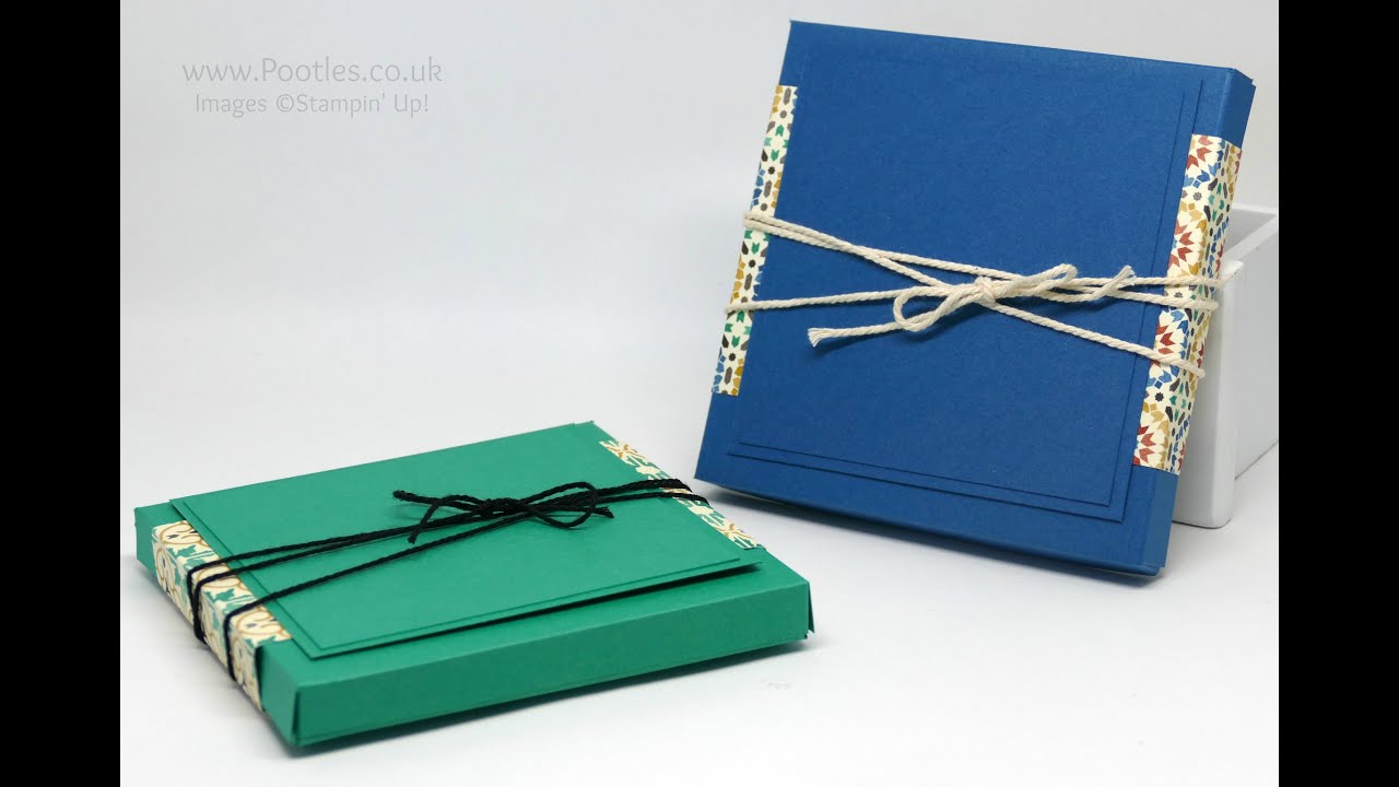 Pootles' Way Back Wednesday box for 4 x 4 Cards